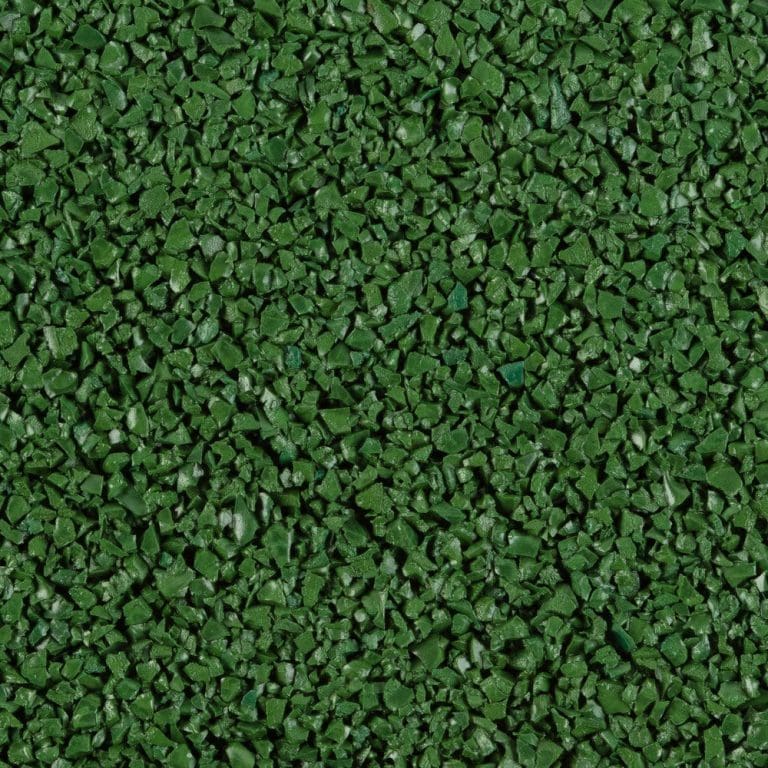 Rainbow Green EPDM Granules