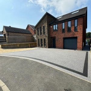 Blue Haze and Raven Resin Bound Driveway