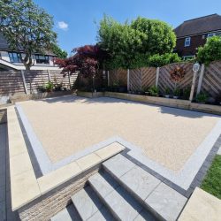 Roman Temple & Millstone Resin Bound Patio